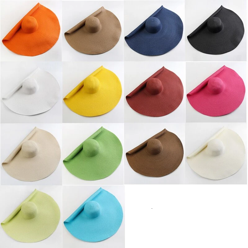 Chapeau De Soleil D’été à Très Large Bord Pour Femmes – Image 3