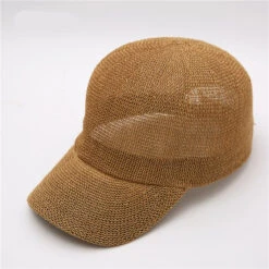 Casquette De Paille Finement Tressée