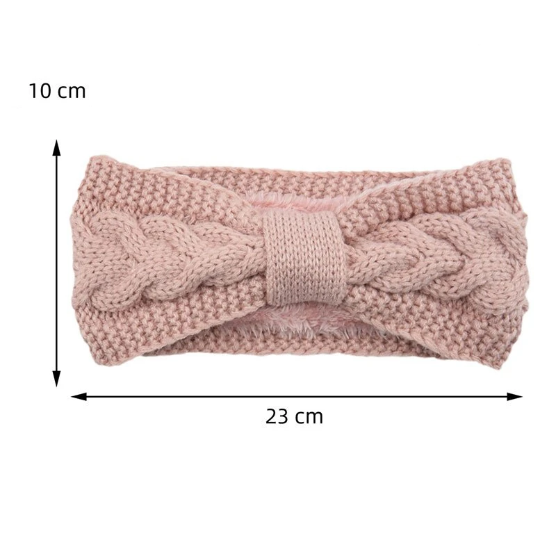 Bandeau élégant Tricotés En Laine Pour Femmes – Image 4