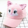 Casquette De Baseball Mignonne Réglable Avec Oreilles De Chat Pour Enfants