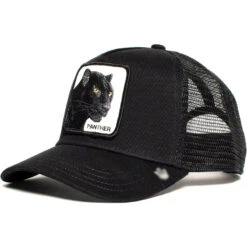 Casquette été Avec Panthère Noire Devant