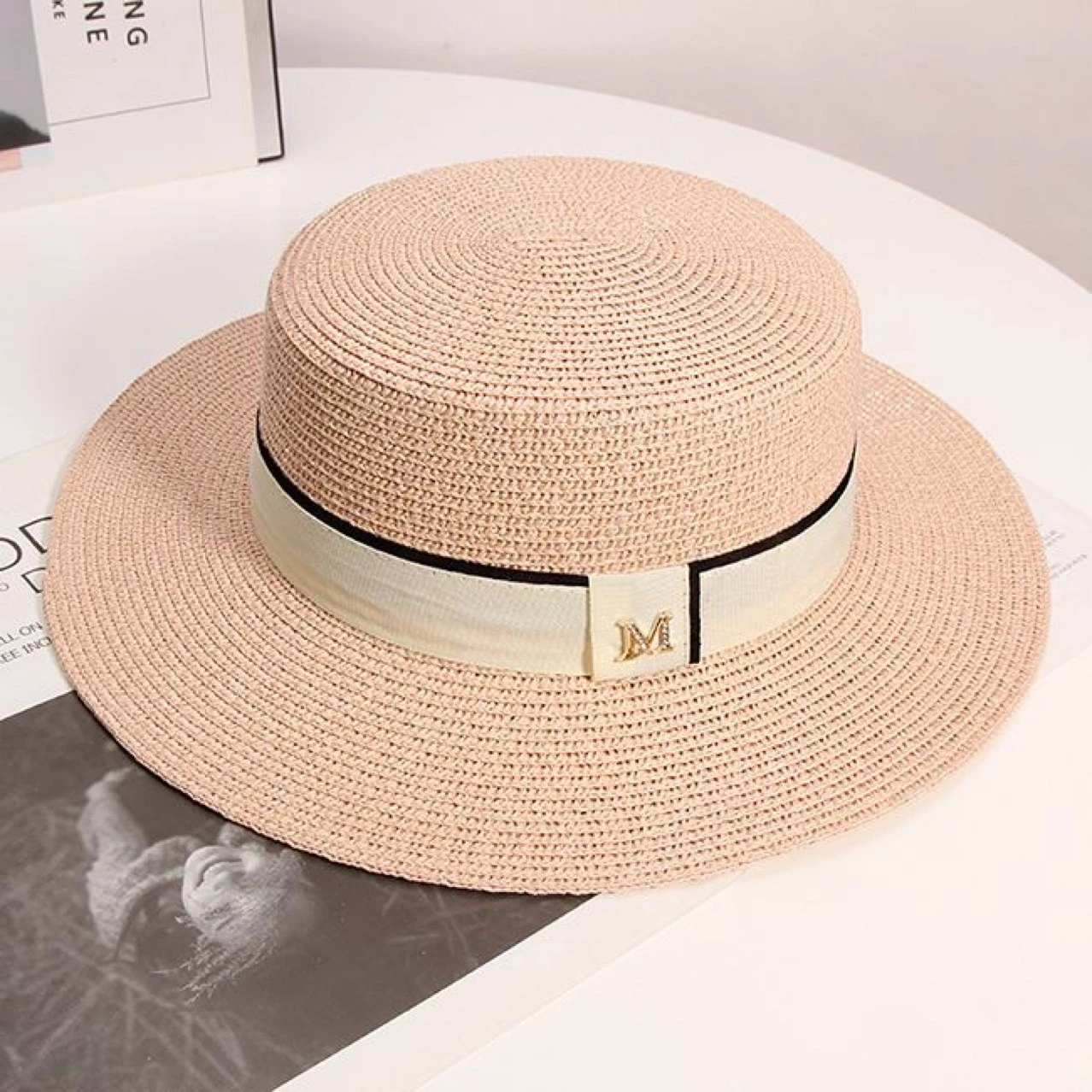 Chapeau Femme En Paille Classique Et élégant – Image 6