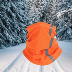 Cache Cou Avec Une Bande Réfléchissante à Usage Sportif