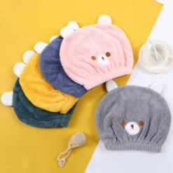 Bonnet De Bain Ourson Mignon Pour Enfant