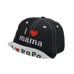 Casquette Bébé I Love Noir