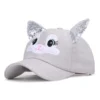Casquette Enfant Chat Gris