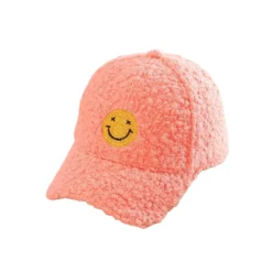 Casquette Enfant Smiley Sourire Orange