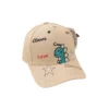 Casquette Enfant Dinosaure étoile Beige