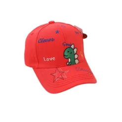 Casquette Enfant Dinosaure étoile Rouge