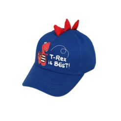 Casquette Enfant T-rex Is Best Bleu