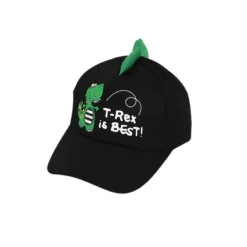 Casquette Enfant T-rex Is Best Noir