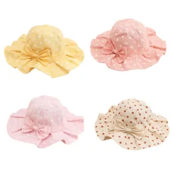 Chapeau Enfant Nœud à Pois