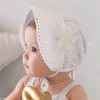 Casquette D’été En Dentelle Avec Motif Floral Pour Bébé Fille