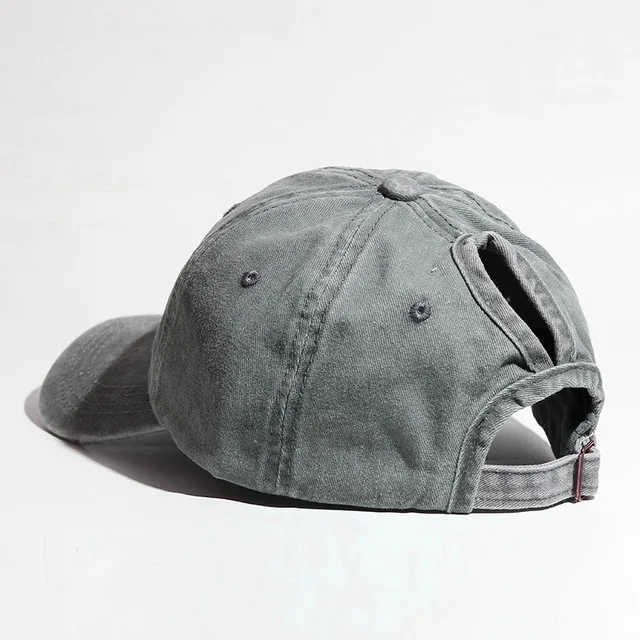 Casquette En Denim Avec Queue De Cheval Haute – Image 9