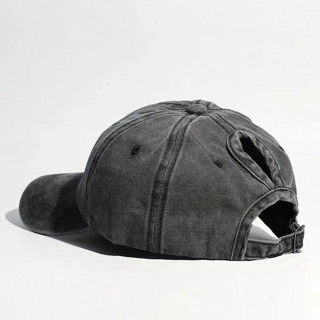 Casquette En Denim Avec Queue De Cheval Haute – Image 10