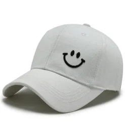 Casquette De Baseball Avec Sourire Brodé