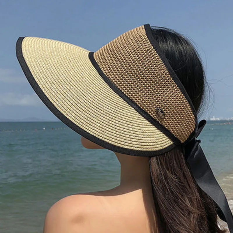 Chapeau De Plage Pliant En Paille Pour Femmes – Image 4