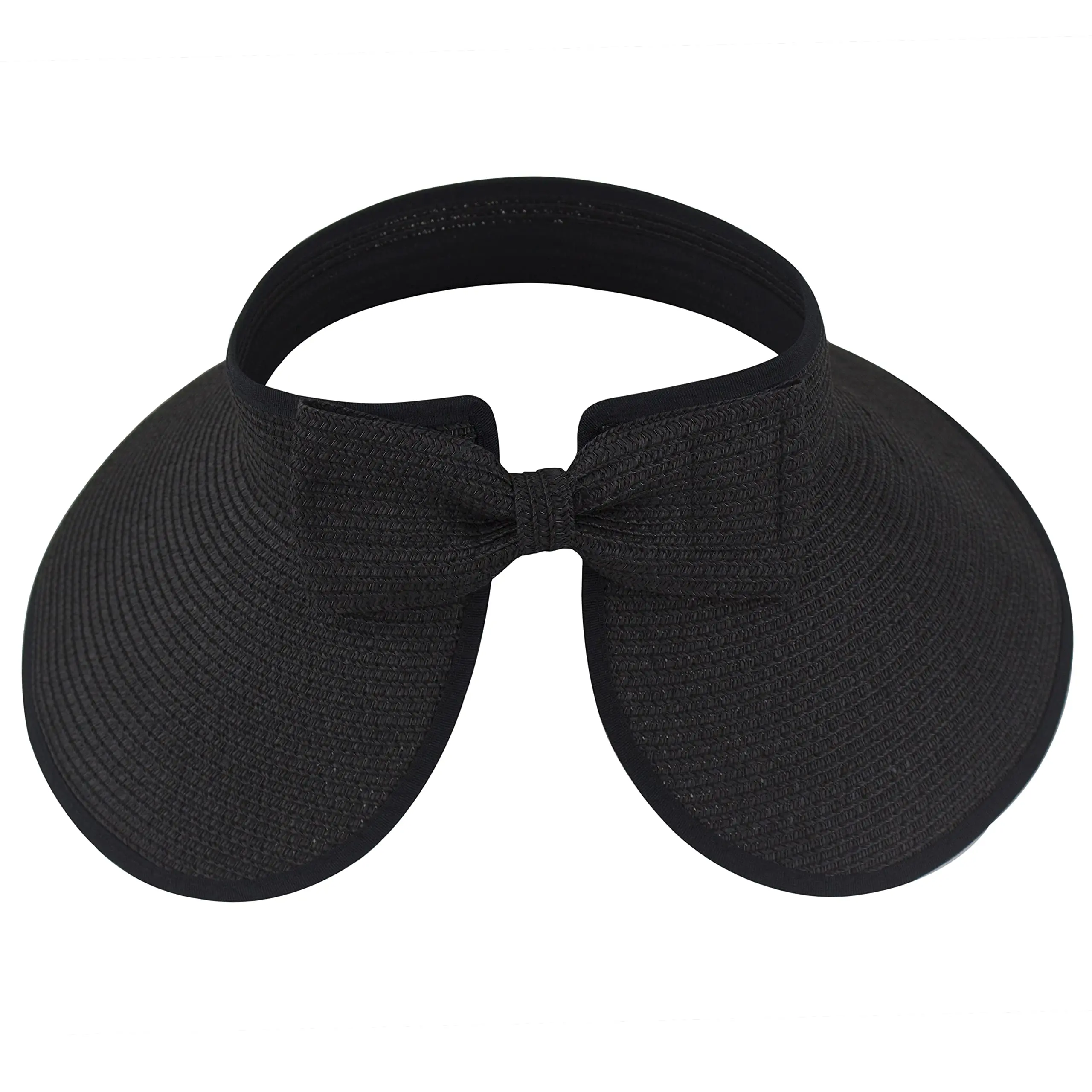 Casquette Visière Foncée En Paille à Large Bord – Image 3