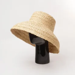 Chapeau En Raphia à Large Bord Pour Femme