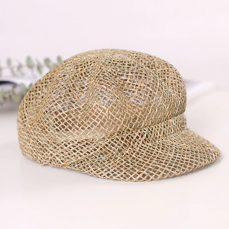 Casquette Ajourée En Paille Style Britannique Pour Femme – Image 4