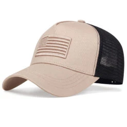 Casquette Bicolore Avec Maille Respirante