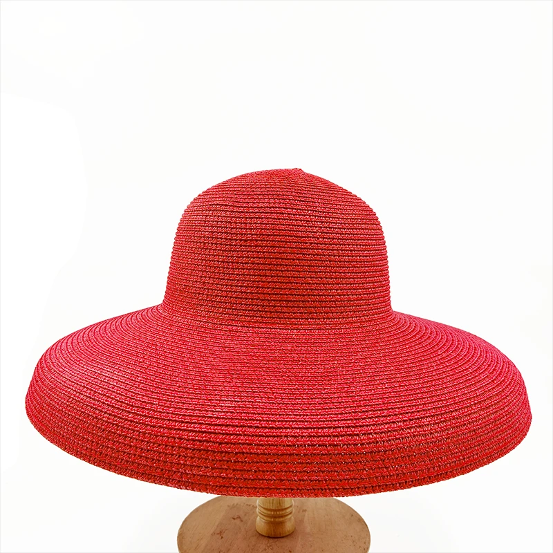 Chapeau Bob Coloré En Paille à Large Bord Retombant – Image 4