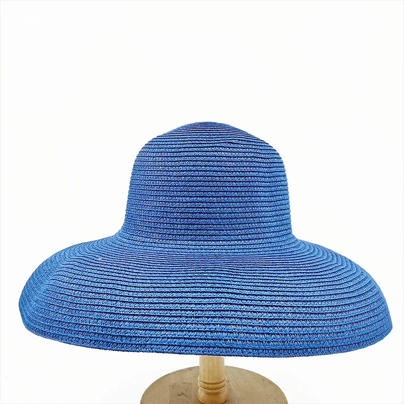 Chapeau Bob Coloré En Paille à Large Bord Retombant
