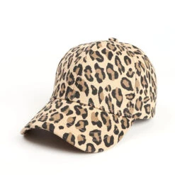 Casquette Motif Léopard Pour Femme