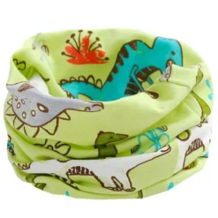 Snood Enfant Dinosaure Vert