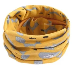 Snood Enfant Renard Jaune