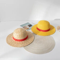 Chapeau De Paille Rond Pour Hommes Et Femmes