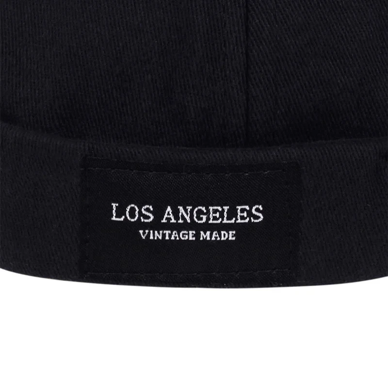 Bonnet Docker En Coton Avec Inscription Los Angeles – Image 3
