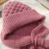 Bonnet Écharpe Doux Et Chaud Pour L’Hiver