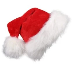 Bonnet Père Noel En Peluche Pour Enfant