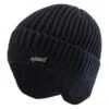 Bonnet Ski Noir Avec Cache Oreille