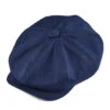 Casquette Gavroche Homme Bleue En Coton
