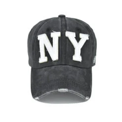 Casquette New York Avec Lettres Brodées De Style Rétro
