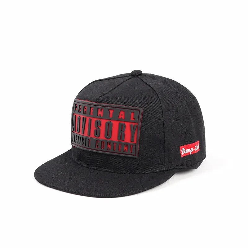 Casquette Plate Parental Advisory En Polyester – Image 3