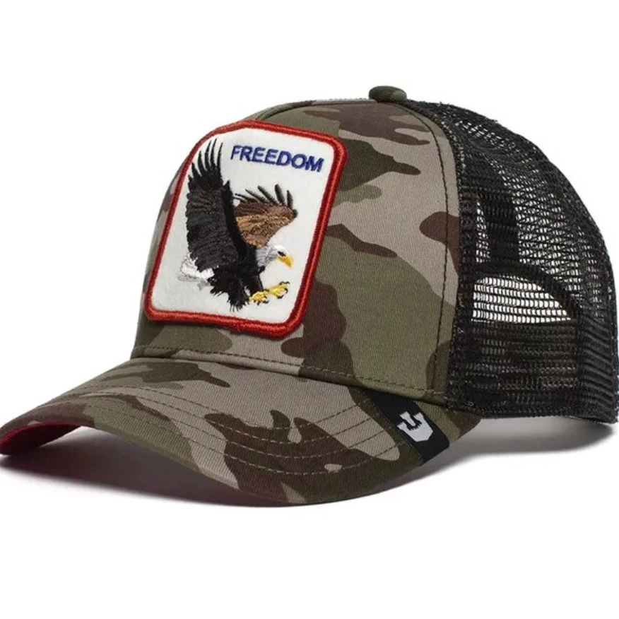 Casquette Trucker Avec Aigle Et Imprimé Freedom – Image 3