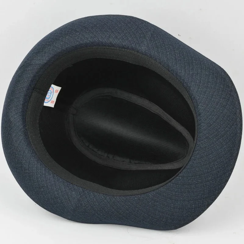 Chapeau Borsalino Chic Et Décontracté à Carreaux – Image 3