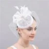 Chapeau Mariage Blanc Pour Femme Elégant