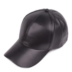 Chapeau De Pluie Homme Style Casquette De Baseball En Simili Cuir