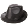 Chapeau De Pluie Homme Style Jazz En Cuir