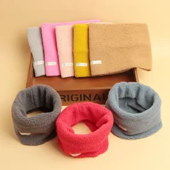 Snood En Laine D’agneau Pour Bébé Filles Et Garçons