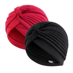 Lot De Deux Bonnets Chimio Extensible Style Indien