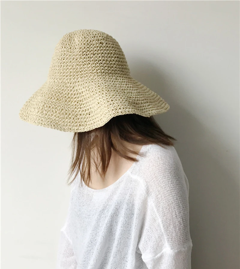 Chapeau De Paille à Large Bord Pour Femme – Image 2