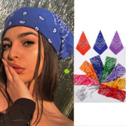 Bandeau Femme Bandana Vintage Imprimé Bohème